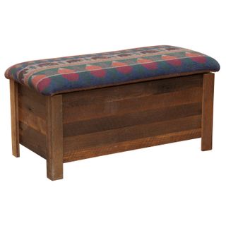 Barnwood Blanket Chest - Standard Leather