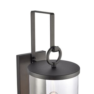 Hopkins 24'' High 1-Light Outdoor Sconce - Charcoal Black 7