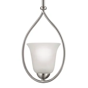 Conway 8'' Wide 1-Light Mini Pendant - Brushed Nickel 4