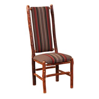 Hickory High Back Upholstered Back Side Chair - 
Customer's Own Material