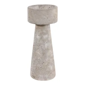 CARLIN GRAY CANDLE HOLDER 10 (IN) 1
