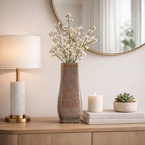 CORBINPORT BROWN VASE 14 (IN) 12