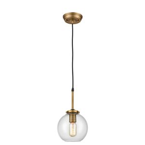 Mountain Creek 7'' Wide 1-Light Mini Pendant - Aged Brass 1