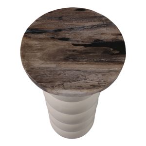 HARLEYHAVEN WHITE ACCENT TABLE 22 (IN) 7