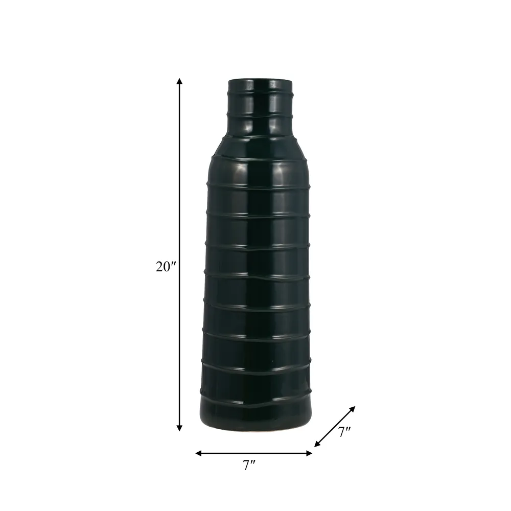 HARTONLAND GREEN VASE 20 (IN)