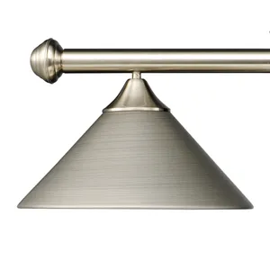 Casual Traditions 51'' Wide 3-Light Linear Chandelier - Satin Nickel 3