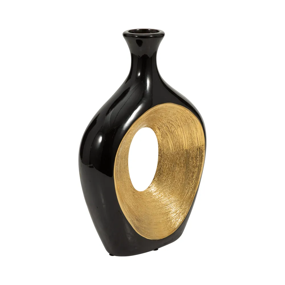 HARDENCLIFF BLACK VASE 14 (IN)