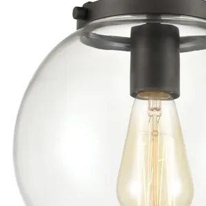 Bernice 9″ Wide 1-Light Semi Flush Mount - Oil Rubbed Bronze 2