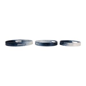 HARLANWORTH SET OF 3 IVORY TRAY 2 (IN) 6