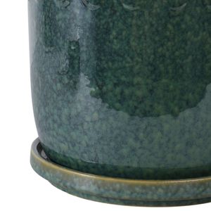 LINTONMORE SET OF 2 GREEN PLANTER 7 (IN) 6