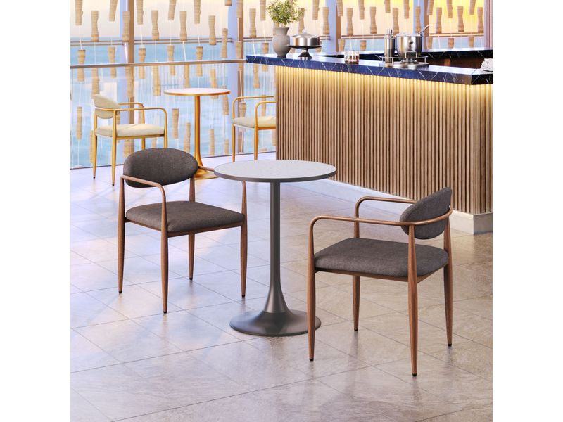 Zens Dining Chair Truffle Gray 2