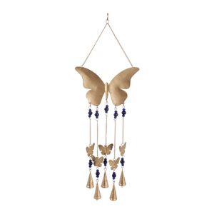 33X10" MOSAIC BUTTERFLY CHIME, GOLD/NAVY 5