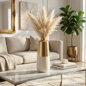 ALBARUN GOLD VASE 18 (IN) 2