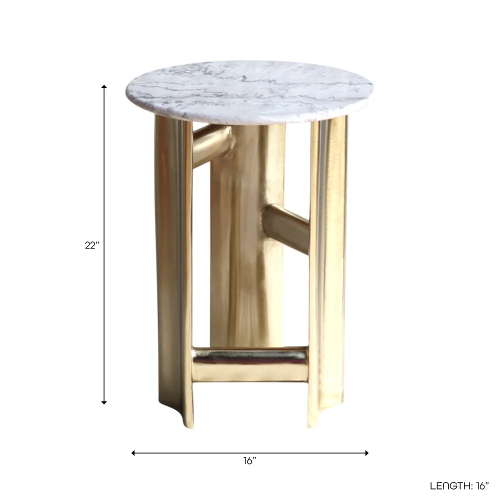STANTONMOOR GRAY TABLE 22 (IN)