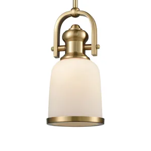 Brooksdale 5'' Wide 1-Light Mini Pendant - Satin Brass 4