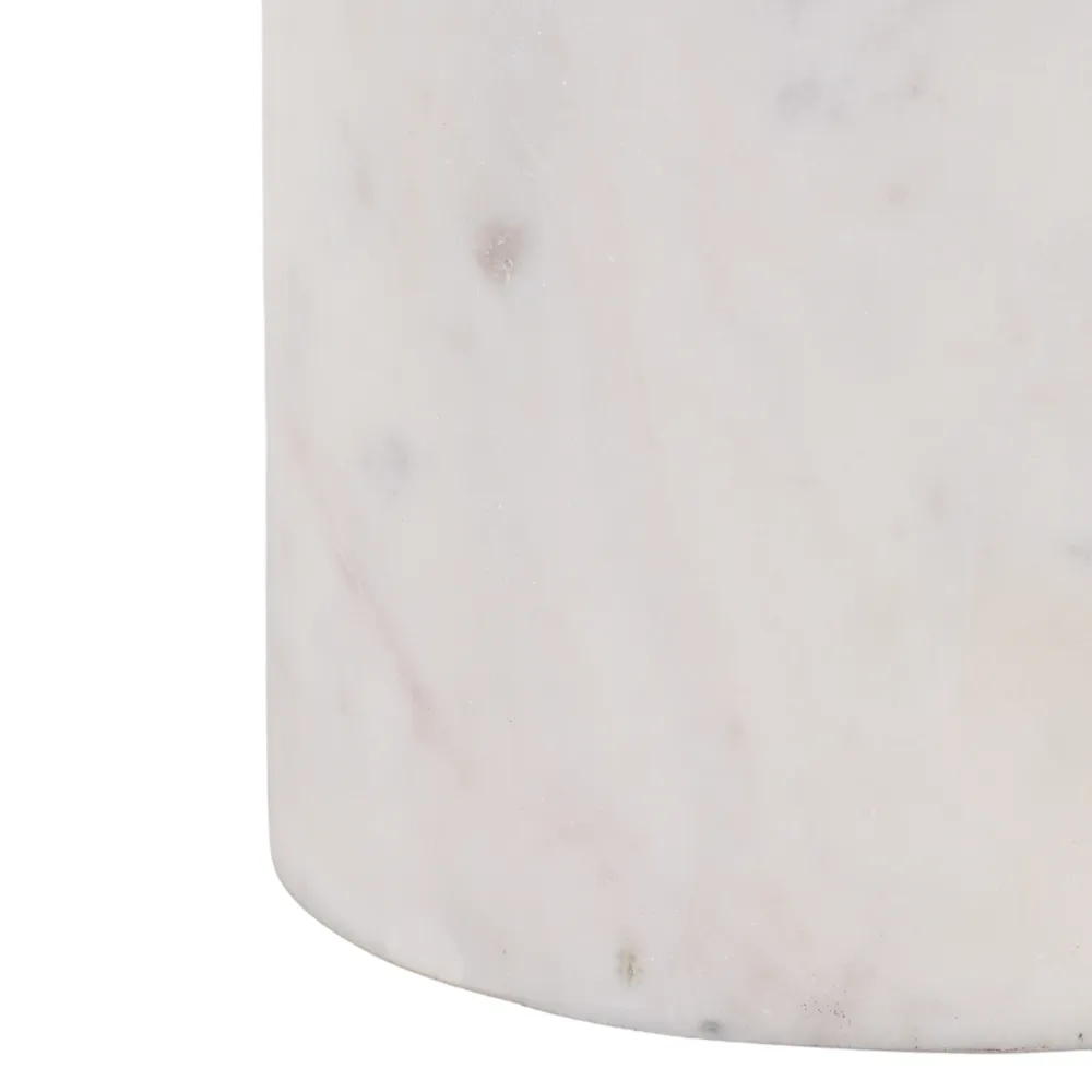 DERMOTMOOR WHITE TABLE 25 (IN)