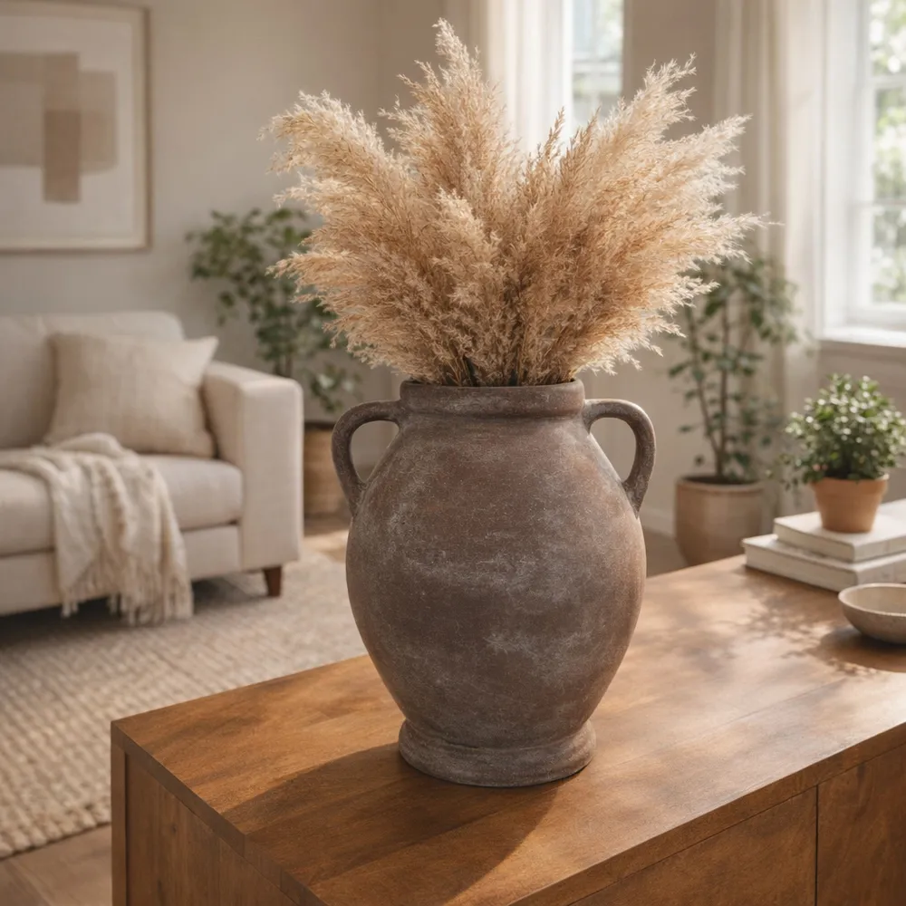 CHILTONLAND GREEN VASE 13 (IN)