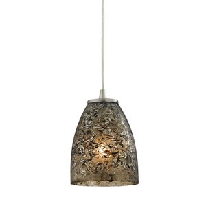 Fissure 5'' Wide 1-Light Mini Pendant - Satin Nickel 1
