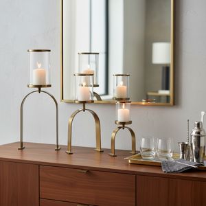 FLYNN GOLD CANDLE HOLDER 22 (IN) 2