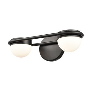Nelly 14'' Wide 2-Light Vanity Light - Matte Black 2