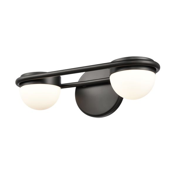 Nelly 14'' Wide 2-Light Vanity Light - Matte Black