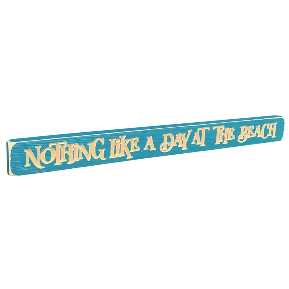 18" USA DAY AT THE BEACH BARNWOOD SIGN