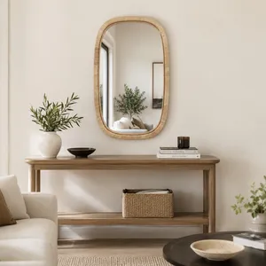 GRAYDONWOOD BROWN MIRROR 34 (IN) 11