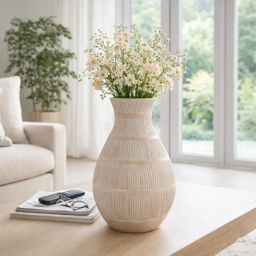 ETHANWIND IVORY VASE 19 (IN)