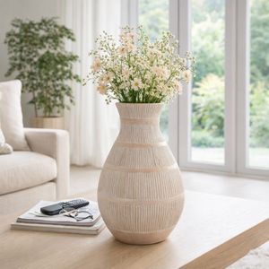 ETHANWIND IVORY VASE 19 (IN) 11