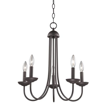 Montgomery 20'' Wide 5-Light Chandelier - Oil Rubbed Bronze