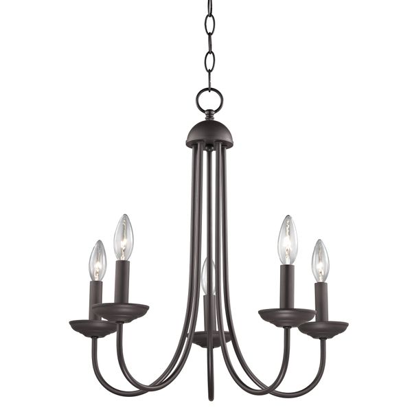 Montgomery 20'' Wide 5-Light Chandelier - Oil Rubbed Bronze