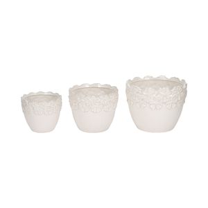 SLATERGATE SET OF 3 IVORY PLANTER 10 (IN) 1