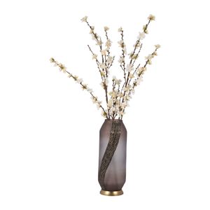 GAVINCLIFF PINK GLASS VASE 15 (IN) 5