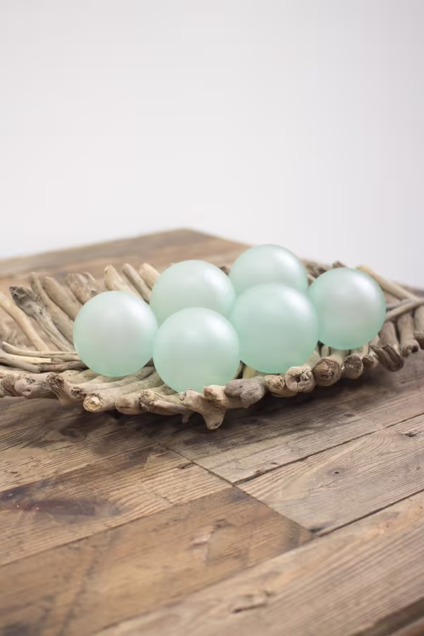 Recycled Frosted Glass Ball