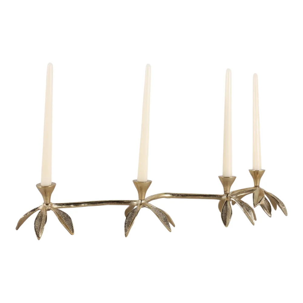 GRADYVIEW GOLD CANDLE HOLDER 5 (IN)