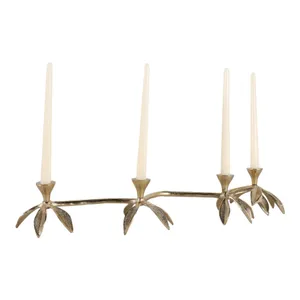 GRADYVIEW GOLD CANDLE HOLDER 5 (IN) 3