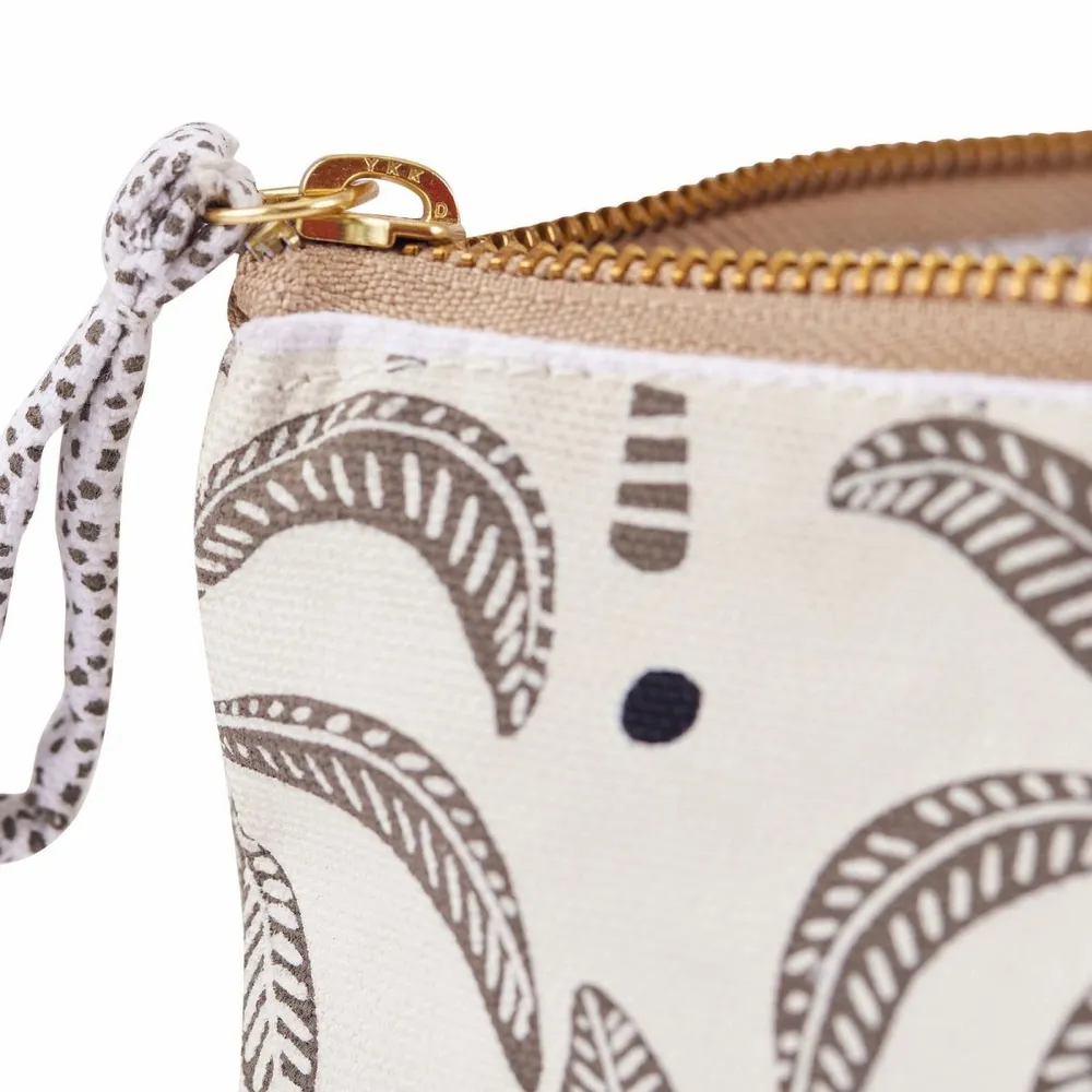 Palm Bunch Medium Essential Canvas Pouch
