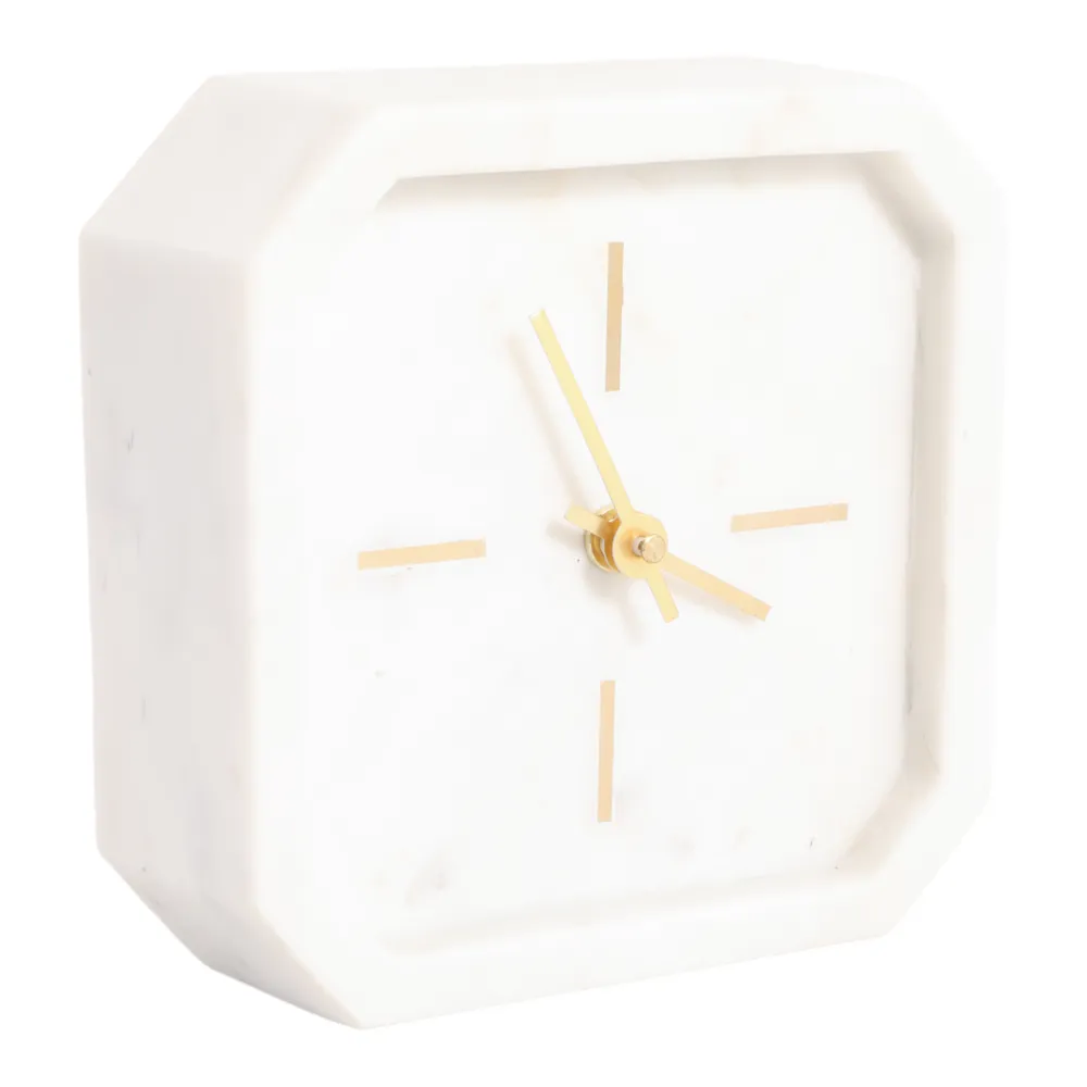 VALESTONE WHITE CLOCK 6 (IN)