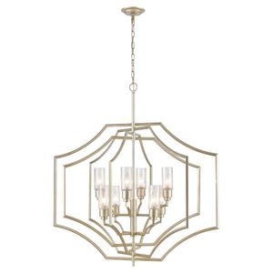Cheswick 36'' Wide 8-Light Chandelier - Aged Silver 1