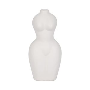 HAMDENHAM WHITE VASE 12 (IN) 1