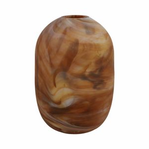 BARTONWOOD BROWN GLASS VASE 20 (IN) 1