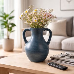 SHERMANCLIFF BLUE VASE 12 (IN) 11