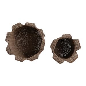MARCCLIFF SET OF 2 BROWN STORAGE 12 (IN) 8
