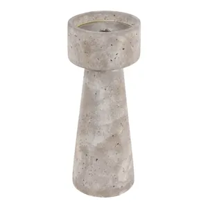 CARLIN GRAY CANDLE HOLDER 12 (IN) 5