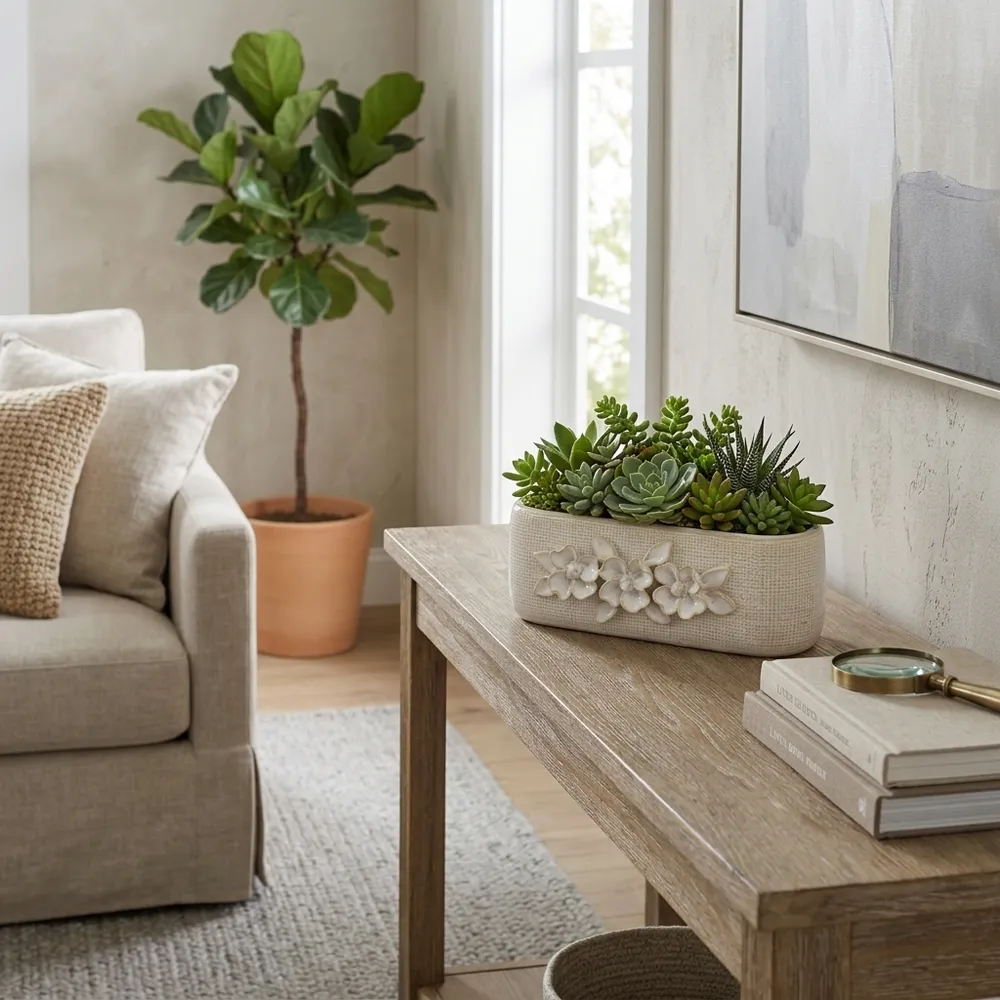 ORTONTON IVORY PLANTER 3 (IN)