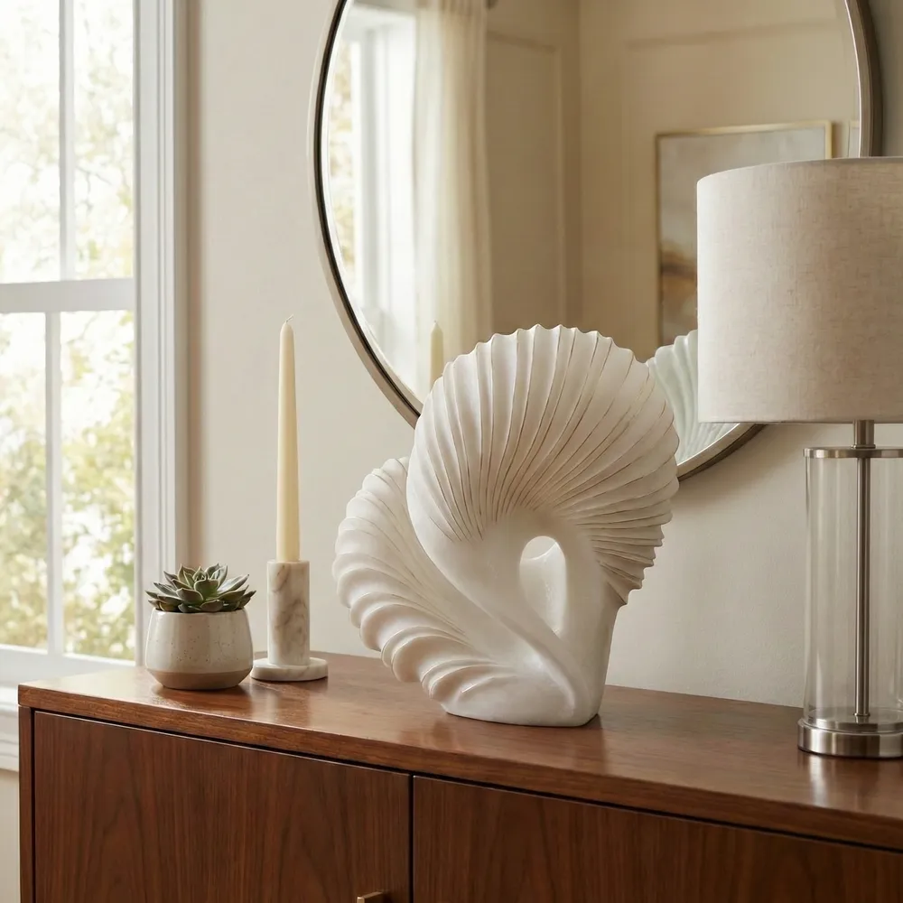 EDGEBEACH WHITE DECOR 15 (IN)