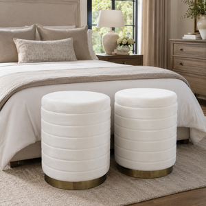 HAYFORDHAVEN IVORY STOOL 19 (IN) 12