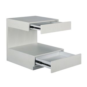 Checkmate Accent Table - White 5
