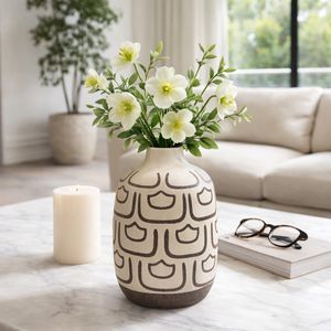 BARLOWBEACH IVORY VASE 10 (IN) 10