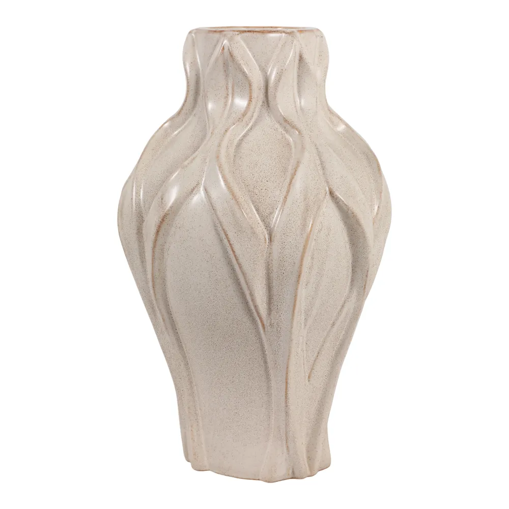 CARLTONOAK IVORY VASE 15 (IN)